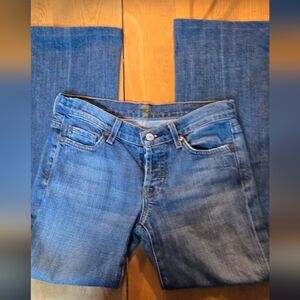 7 For all Mankind Classic Blue Women's Jeans Vintage 28 Inseam 29.5 Rise 8.5